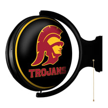 Load image into Gallery viewer, USC Trojans: Original Round Rotating Lighted Wall Sign - The Fan-Brand