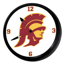 Load image into Gallery viewer, USC Trojans: Retro Lighted Wall Clock - The Fan-Brand