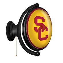 Load image into Gallery viewer, USC Trojans: SC - Original Oval Rotating Lighted Wall Sign - The Fan-Brand