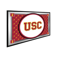 Load image into Gallery viewer, USC Trojans: Team Spirit - Framed Mirrored Wall Sign - The Fan-Brand