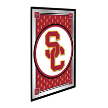 Load image into Gallery viewer, USC Trojans: Team Spirit, SC - Framed Mirrored Wall Sign - The Fan-Brand