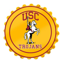 Load image into Gallery viewer, USC Trojans: Trojan - Bottle Cap Wall Sign - The Fan-Brand