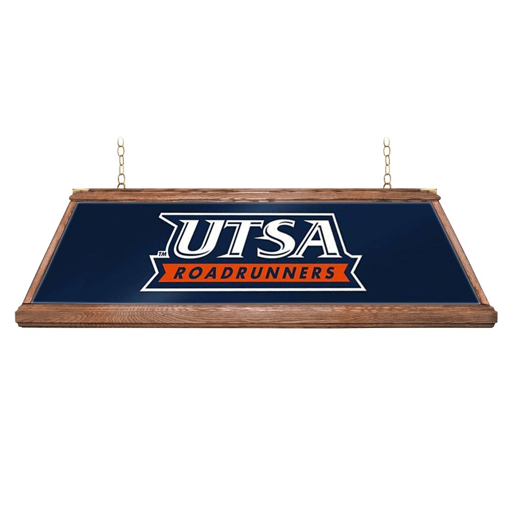 UT San Antonio Roadrunners: Premium Wood Pool Table Light - The Fan-Brand