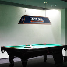 Load image into Gallery viewer, UT San Antonio Roadrunners: Premium Wood Pool Table Light - The Fan-Brand