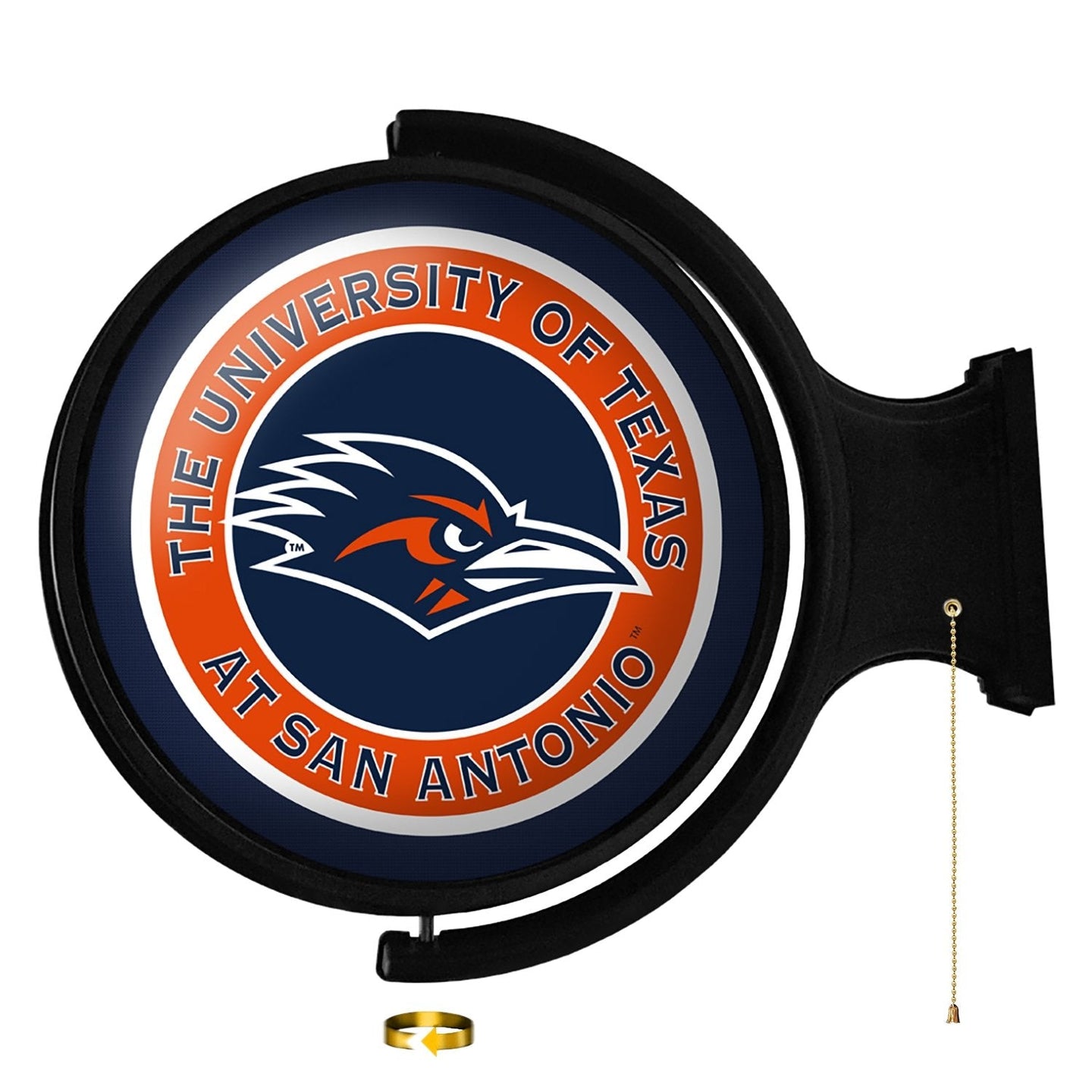 UT San Antonio Roadrunners: Rowdy - Original Round Rotating Lighted Wall Sign - The Fan-Brand