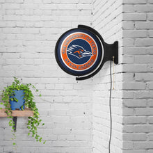 Load image into Gallery viewer, UT San Antonio Roadrunners: Rowdy - Original Round Rotating Lighted Wall Sign - The Fan-Brand