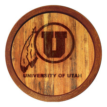 Load image into Gallery viewer, Utah Utes: Branded &quot;Faux&quot; Barrel Top Sign - The Fan-Brand