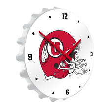 Load image into Gallery viewer, Utah Utes: Helmet - Bottle Cap Wall Clock - The Fan-Brand