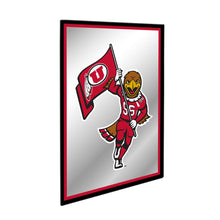 Load image into Gallery viewer, Utah Utes: Mascott - Framed Mirrored Wall Sign - The Fan-Brand