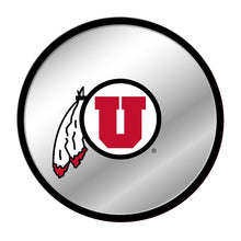 Load image into Gallery viewer, Utah Utes: Modern Disc Mirrored Wall Sign - The Fan-Brand