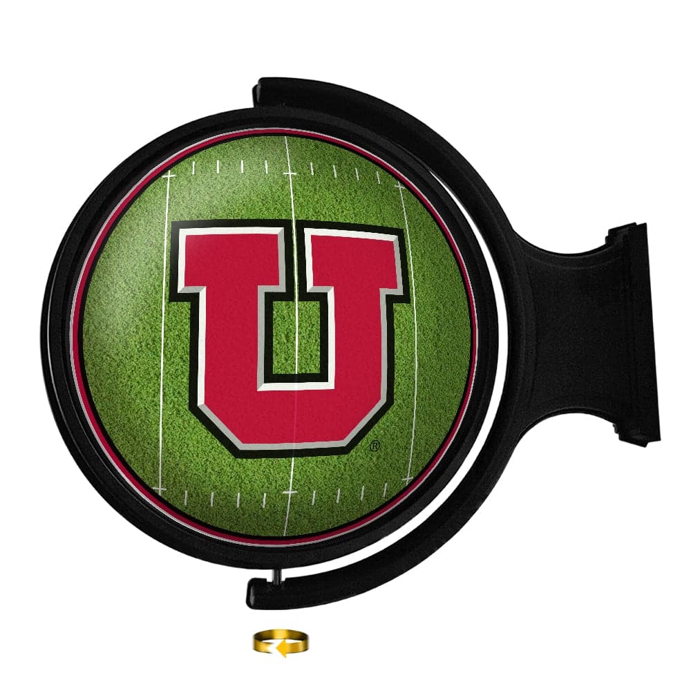 Utah Utes: On the 50 - Rotating Lighted Wall Sign - The Fan-Brand