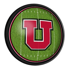 Load image into Gallery viewer, Utah Utes: On the 50 - Slimline Lighted Wall Sign - The Fan-Brand