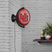 Load image into Gallery viewer, Utah Utes: Original Oval Rotating Lighted Wall Sign - The Fan-Brand