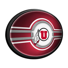 Load image into Gallery viewer, Utah Utes: Oval Slimline Lighted Wall Sign - The Fan-Brand