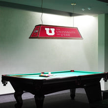 Load image into Gallery viewer, Utah Utes: Premium Wood Pool Table Light - The Fan-Brand