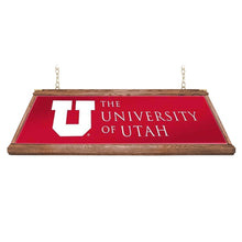 Load image into Gallery viewer, Utah Utes: Premium Wood Pool Table Light - The Fan-Brand