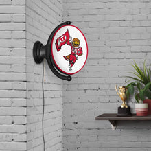 Load image into Gallery viewer, Utah Utes: Swoop - Original Oval Rotating Lighted Wall Sign - The Fan-Brand