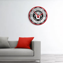 Load image into Gallery viewer, Utah Utes: University Seal - Modern Disc Wall Clock - The Fan-Brand