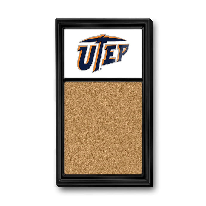 UTEP Miners: Cork Note Board - The Fan-Brand