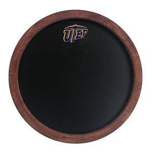 UTEP Miners: "Faux" Barrel Top Chalkboard - The Fan-Brand