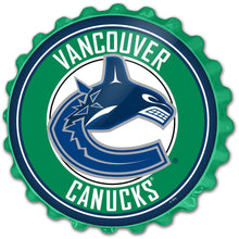 Load image into Gallery viewer, Vancouver Canucks: Bottle Cap Wall Sign - The Fan-Brand