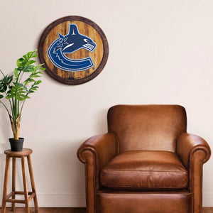Vancouver Canucks: "Faux" Barrel Top Sign - The Fan-Brand