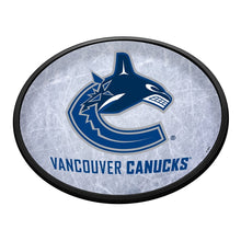 Load image into Gallery viewer, Vancouver Canucks: Ice Rink - Oval Slimline Lighted Wall Sign - The Fan-Brand
