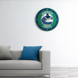 Vancouver Canucks: Modern Disc Wall Clock - The Fan-Brand