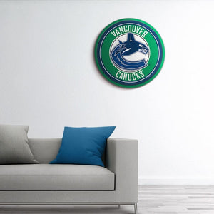 Vancouver Canucks: Modern Disc Wall Sign - The Fan-Brand