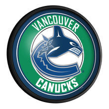 Load image into Gallery viewer, Vancouver Canucks: Round Slimline Lighted Wall Sign - The Fan-Brand