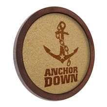 Load image into Gallery viewer, Vanderbilt Commodores: Anchor - &quot;Faux&quot; Barrel Framed Cork Board - The Fan-Brand