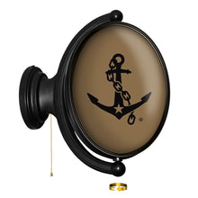 Load image into Gallery viewer, Vanderbilt Commodores: Anchor - Oval Rotating Lighted Wall Sign - The Fan-Brand