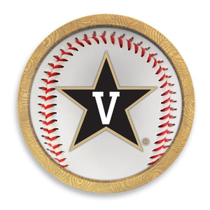 Vanderbilt Commodores: Baseball - "Faux" Barrel Frame Sign - The Fan-Brand