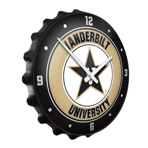 Vanderbilt Commodores: Bottle Cap Wall Clock - The Fan-Brand