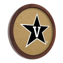 Load image into Gallery viewer, Vanderbilt Commodores: &quot;Faux&quot; Barrel Framed Cork Board - The Fan-Brand