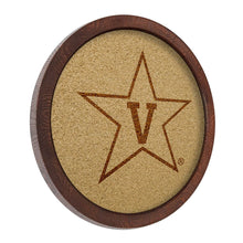 Load image into Gallery viewer, Vanderbilt Commodores: &quot;Faux&quot; Barrel Framed Cork Board - The Fan-Brand