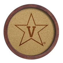 Load image into Gallery viewer, Vanderbilt Commodores: &quot;Faux&quot; Barrel Framed Cork Board - The Fan-Brand