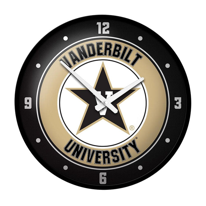 Vanderbilt Commodores: Modern Disc Wall Clock - The Fan-Brand