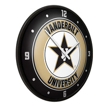 Load image into Gallery viewer, Vanderbilt Commodores: Modern Disc Wall Clock - The Fan-Brand