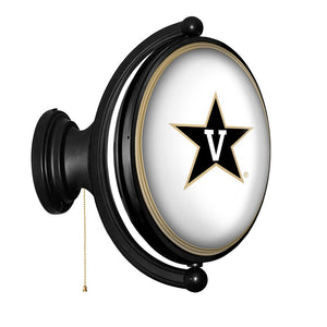 Vanderbilt Commodores: Original Oval Rotating Lighted Wall Sign - The Fan-Brand