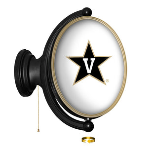 Vanderbilt Commodores: Original Oval Rotating Lighted Wall Sign - The Fan-Brand