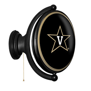 Vanderbilt Commodores: Original Oval Rotating Lighted Wall Sign - The Fan-Brand