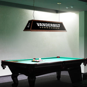 Vanderbilt Commodores: Premium Wood Pool Table Light - The Fan-Brand