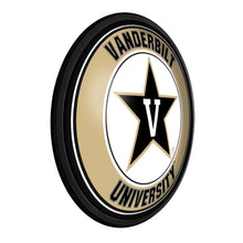 Load image into Gallery viewer, Vanderbilt Commodores: Round Slimline Lighted Wall Sign - The Fan-Brand