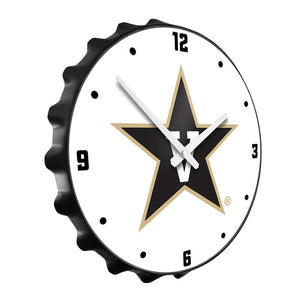 Vanderbilt Commodores: Star - Bottle Cap Wall Clock - The Fan-Brand