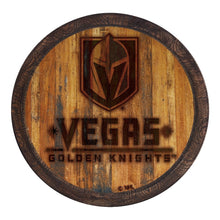 Load image into Gallery viewer, Vegas Golden Knights: Branded &quot;Faux&quot; Barrel Top Sign - The Fan-Brand