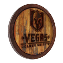 Load image into Gallery viewer, Vegas Golden Knights: Branded &quot;Faux&quot; Barrel Top Sign - The Fan-Brand