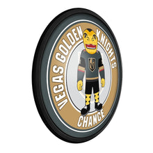 Load image into Gallery viewer, Vegas Golden Knights: Chance - Round Slimline Lighted Wall Sign - The Fan-Brand
