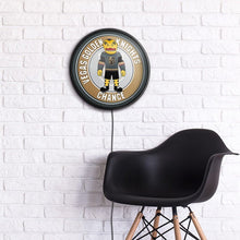 Load image into Gallery viewer, Vegas Golden Knights: Chance - Round Slimline Lighted Wall Sign - The Fan-Brand