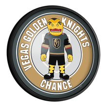 Load image into Gallery viewer, Vegas Golden Knights: Chance - Round Slimline Lighted Wall Sign - The Fan-Brand